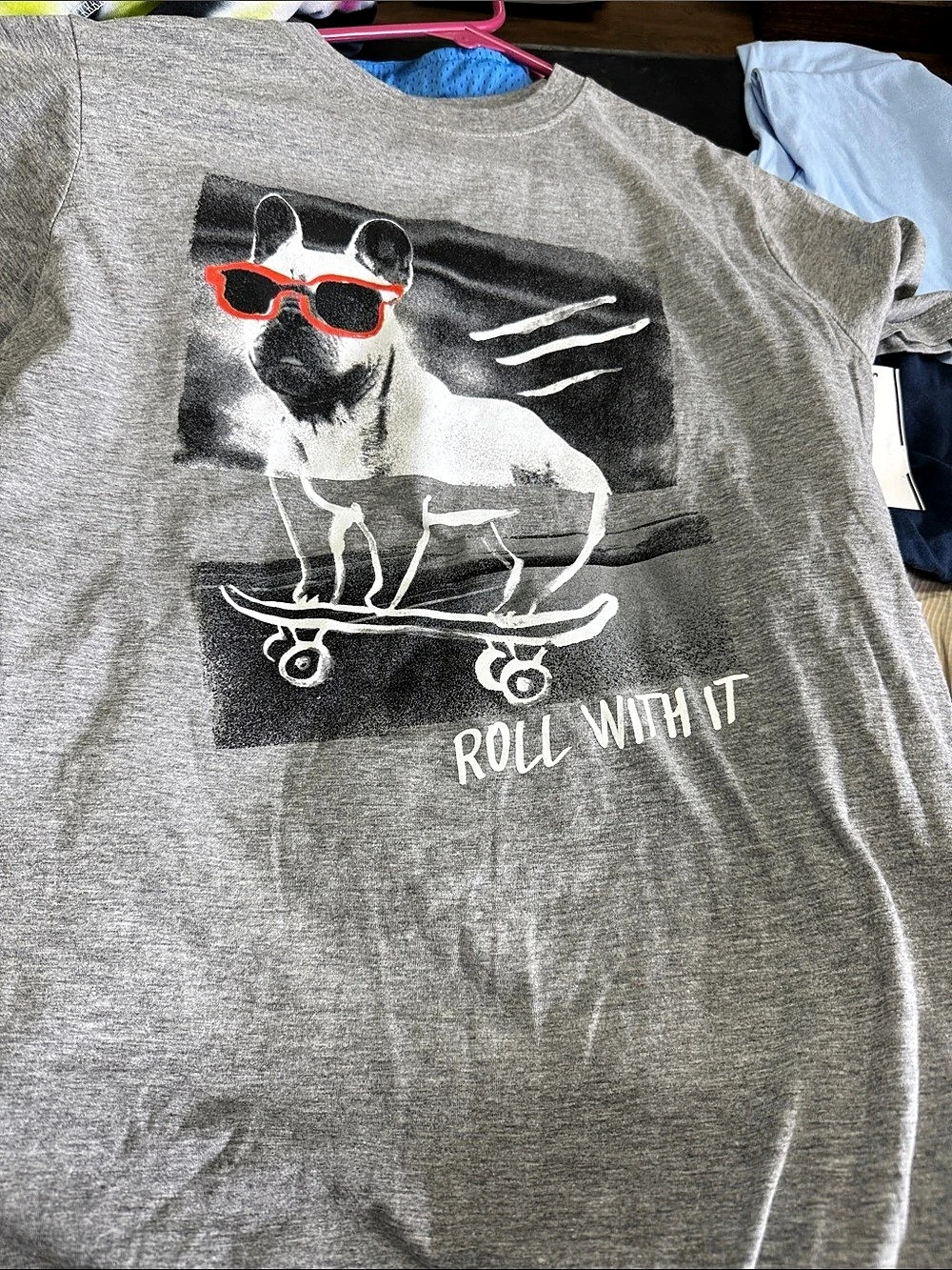 Wonder Nation Graphic Short Sleeve Tee Gray Size 2XL (18)
